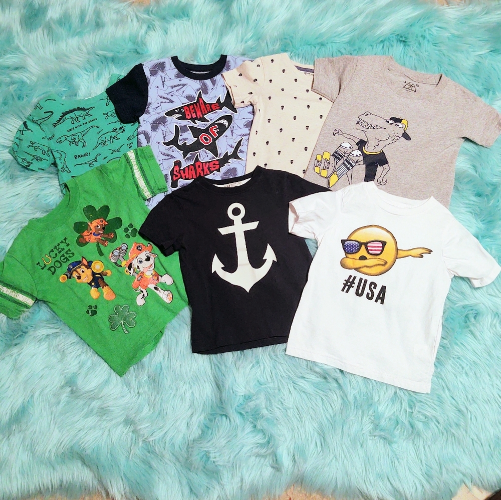 Toddler Boys T-shirt Lot Size 2-4T